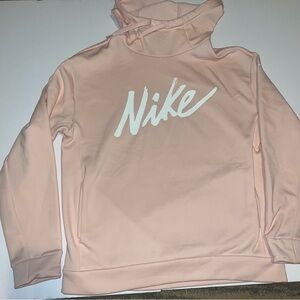 Nike Pink Fleece Hoodie with cowl neck